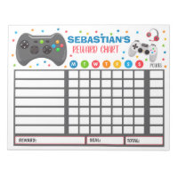 Rewards Chart Video Game Personalisiert Chore Char