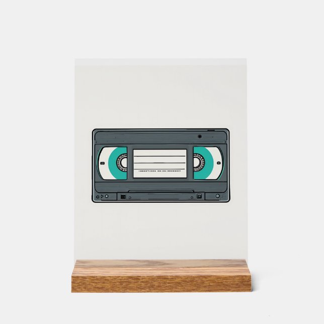 Rewind to the Future: The VHS Legacy Acrylschild (Vorderseite)