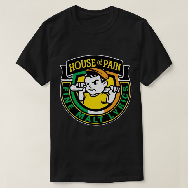 Rework des Pain-Logos im klassischen T - Shirt (Design vorne)