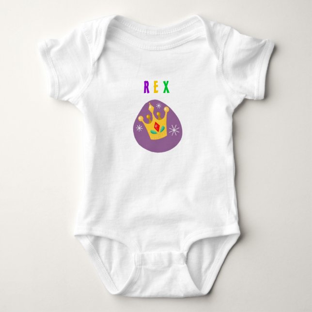 Rex, 1. Karneval Baby Strampler (Vorderseite)