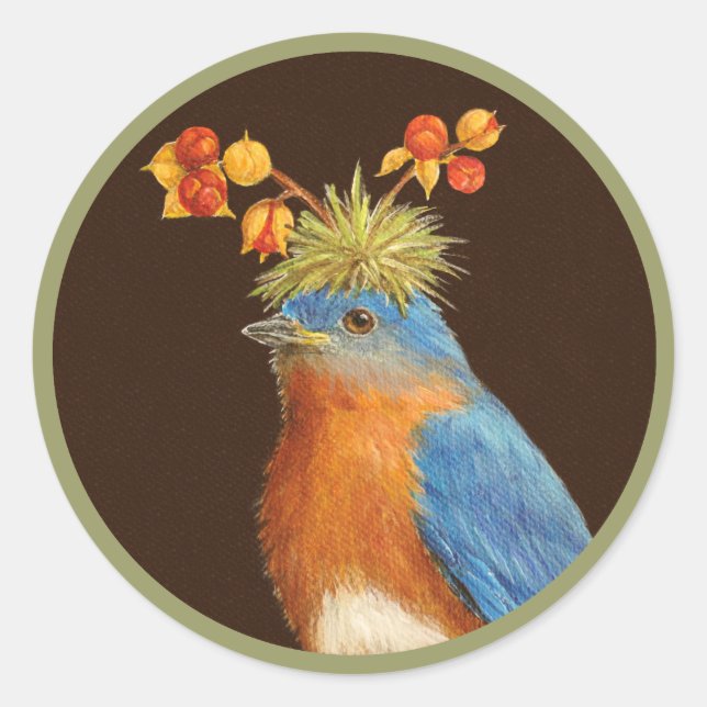 Rex-Aufkleber Runder Aufkleber (Vorderseite)