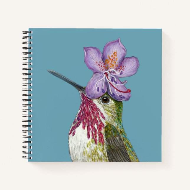 Rex, carnet de colibris calliope (Devant)