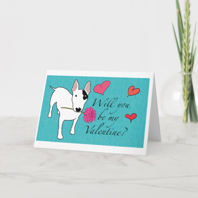 Rex die TV-Terrier-Valentinenkarte Karte (Vorderseite)