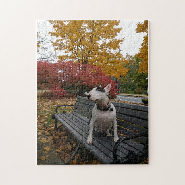 Rex en automne puzzle puzzle (Vertical)