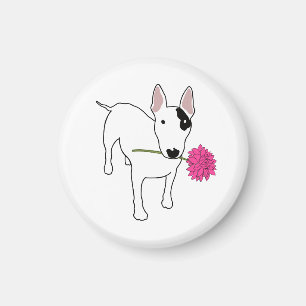 Rex et aimant à fleurs