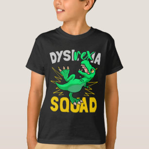 Rex -ia - Dyslexie Squad Dyslexie Lehrer Funny Di T-Shirt