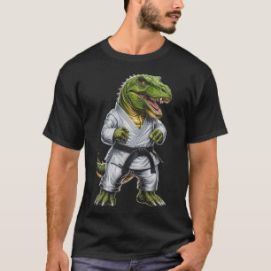 Rex Kampfsport Dinosaurier Karate Judo Bjj Kämpfer T-Shirt