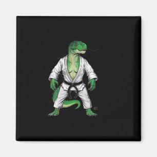 Rex Martial Arts Dinosaur Judo Jiu-jitsu Karate Magnet