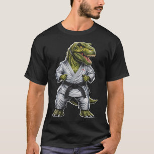 Rex Martial Arts Dinosaur Karate Jiu-jitsu Ninja T-Shirt