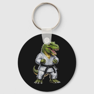 Rex Martial Arts Dinosaur Karate Judo Bjj Kämpfer  Schlüsselanhänger