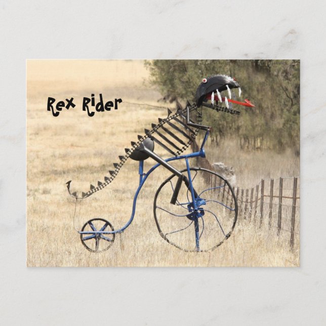 Rex Rider Postkarte (Vorderseite)