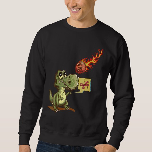 Rex  Schere Stein Papier  Komet 1 Sweatshirt (Vorderseite)