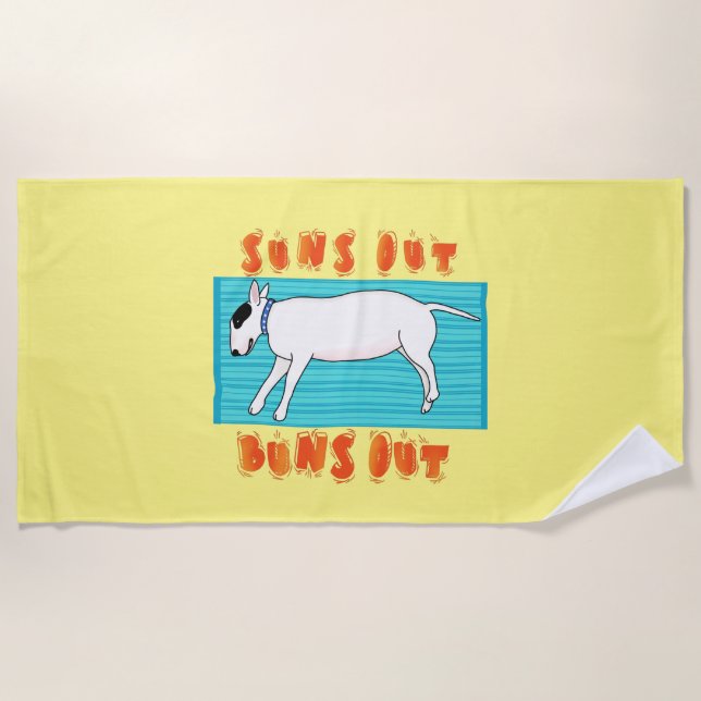 Rex Sun's Out Buns Out Handtuch (Vorderseite)