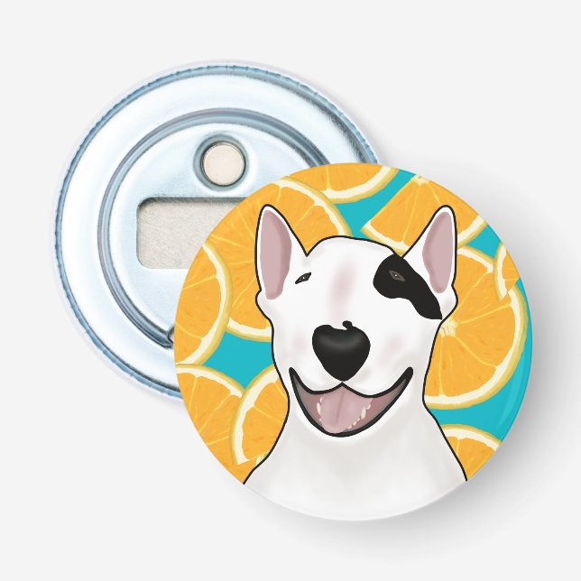 Rex the TV Terrier Fruits Tasche Flaschenöffner (Vorderseite)