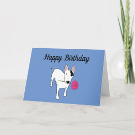 Rex the TV Terrier Happy Birthday Card Karte