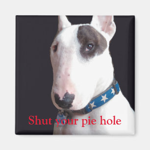 Rex The TV Terrier Schalten Sie Ihren Kuchen Loch Magnet