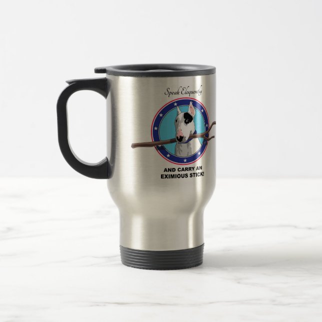 Rex The TV Terrier Travel Mug (Gauche)