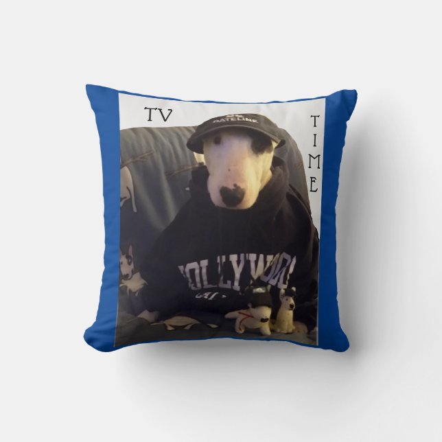 Rex the TV Terrier TV Time Kopfkissen Kissen (Vorderseite)