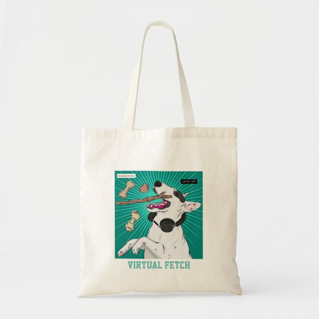 Rex the TV Terrier Virtual Fetch tee Tragetasche (Vorne)