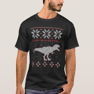 Rex Ugly Christmas Sweater Cute Dinosaur Lovers Xm T-Shirt
