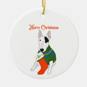 Rex- und Strumpf-Ornament Keramik Ornament