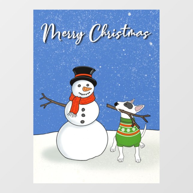 Rex Weihnachtsklammern Fensteraufkleber (Blatt)