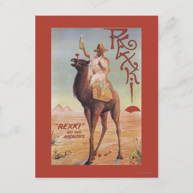 Rexki - King of Before Dinner Liquors Postkarte (Vorderseite)