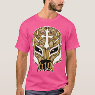Rey Mysterio 619 Goldmaske Lucha Libre Luchador Pr T-Shirt