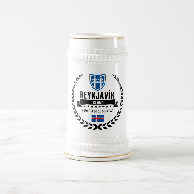 Reykjavík Bierglas (Mittel)