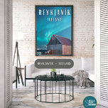 Reykjavík, die Stadt der Nordlichter und der Ge Poster<br><div class="desc">Reykjavik ist buchstäblich die Hauptstadt Islands. Sie liegt etwa 250 km südlich des Polarkreises,  was sie zur nördlichsten Hauptstadt eines souveränen Staates macht (die Hauptstadt Grönlands,  Nuuk,  liegt nur wenige Kilometer nördlich).</div>