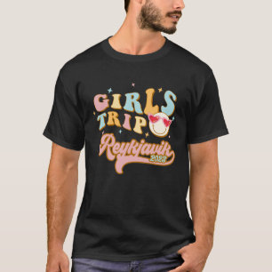 Reykjavik Girls Trip 2023 Studierende Frauen Islan T-Shirt