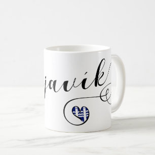 Reykjavík Heart, isländisch Kaffeetasse
