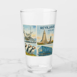 Reykjavik Iceland multiview  Glas