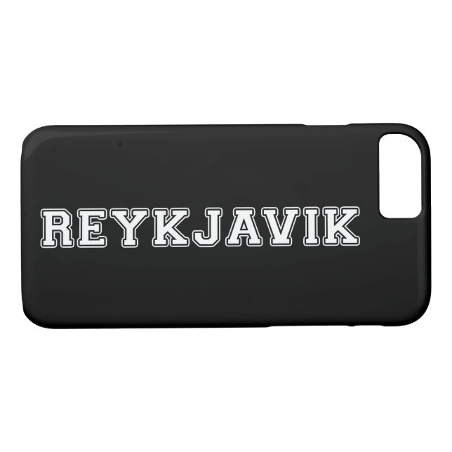 Reykjavik Island Case-Mate iPhone Hülle (Rückseite (Horizontal))