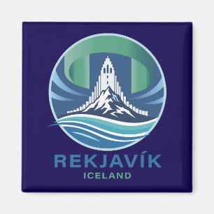 Reykjavik Island Europa Magnet