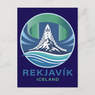 Reykjavik Island Europa Postkarte
