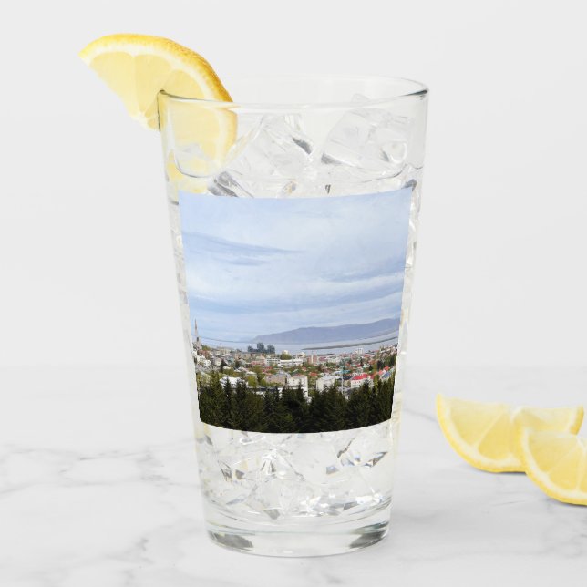 Reykjavik Island Europe Travel Foto Glas (Vorderseite Ice)