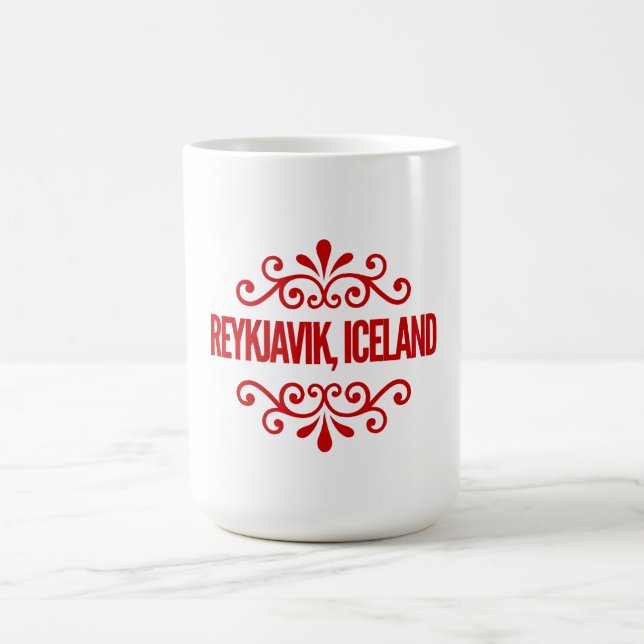 Reykjavik, Island Kaffeetasse (Mittel)