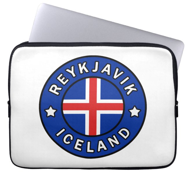 Reykjavik Island Laptopschutzhülle (Vorderseite)