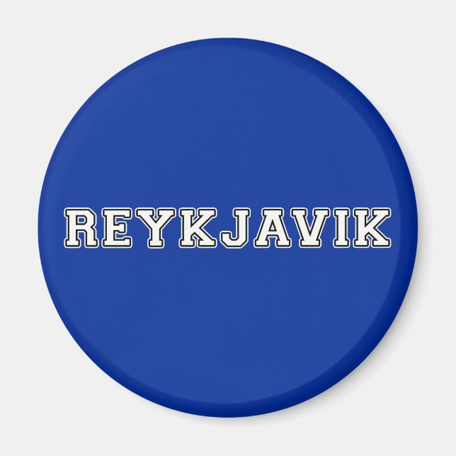 Reykjavik Island Magnet (Vorne)