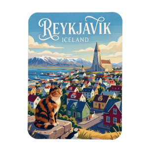 Reykjavik Island Magnet