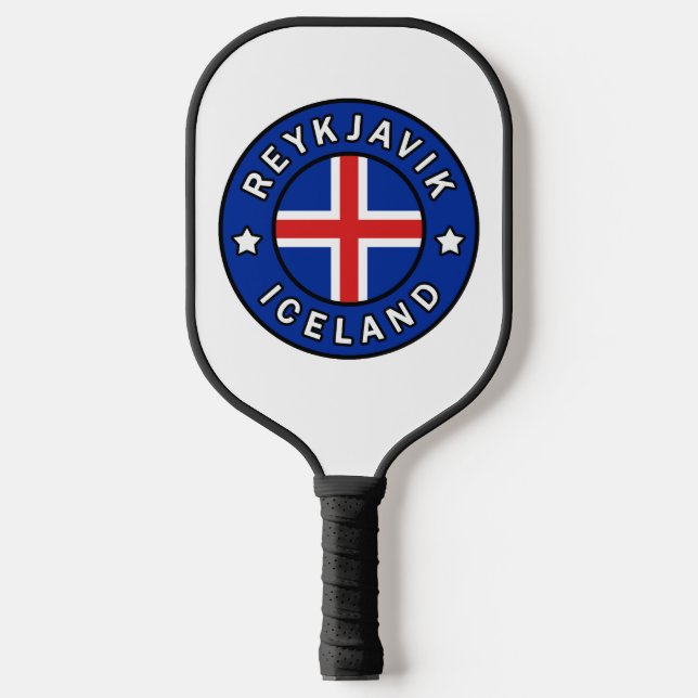 Reykjavik Island Pickleball Schläger (Vorderseite)