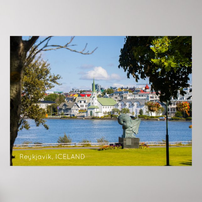 Reykjavik Island Poster (Vorne)