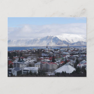 Reykjavík, Island Postkarte