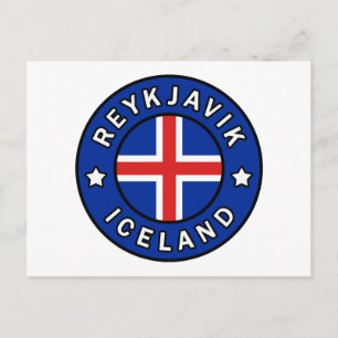 Reykjavik Island Postkarte