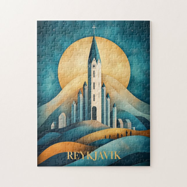 Reykjavik Island Travel (Vertikal)