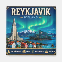 🧲 Reykjavik Island Urlaubserinnerung Für Reisende