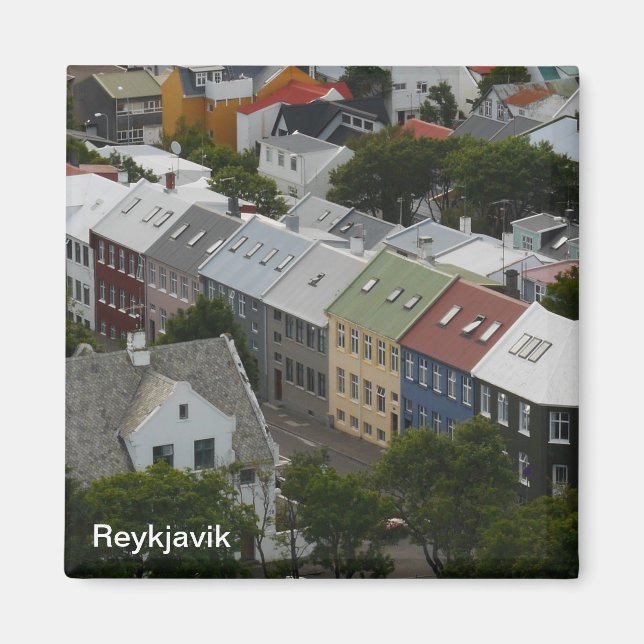 Reykjavik Islande Magnet (Devant)