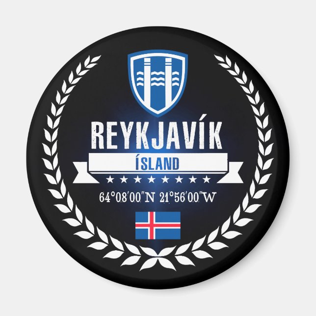 Reykjavík Magnet (Vorne)