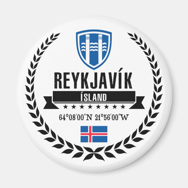 Reykjavík Magnet (Vorne)